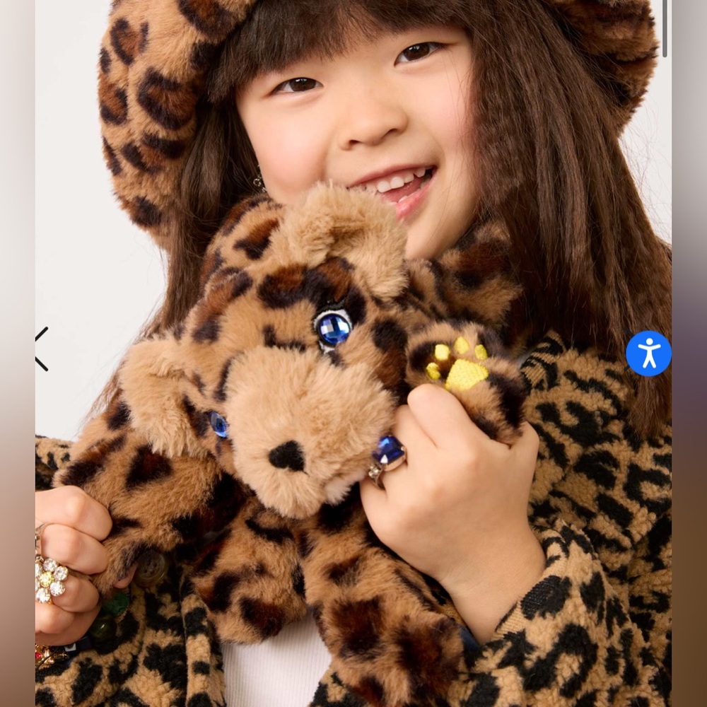 SUPER SMALLS Gem Pals Aurora Leopard Scarf